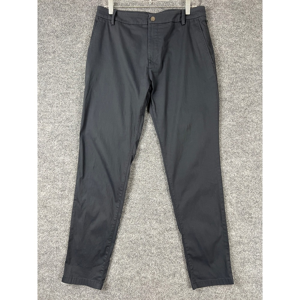 Birddogs Pants Men 32x31 Blue Navy Performance Lined Stretch Chino Golf Preppy